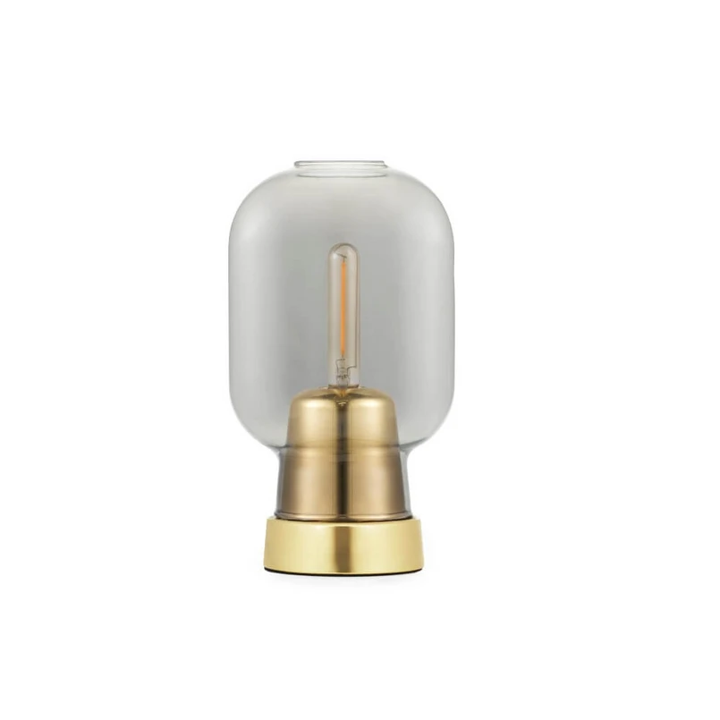 Normann Copenhagen - Amp Lampe de Table Fumé/Laiton