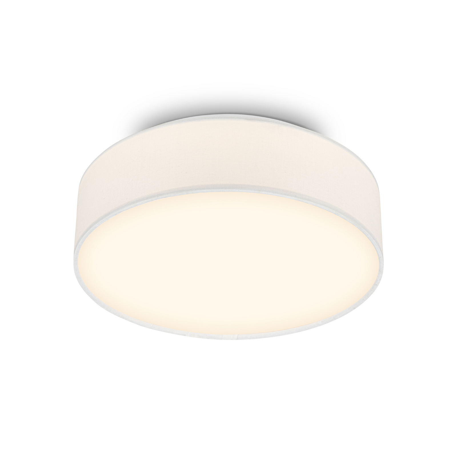 LED mennyezeti világítás Duck, fehér, átmérő 30 cm, textil, 3000 K