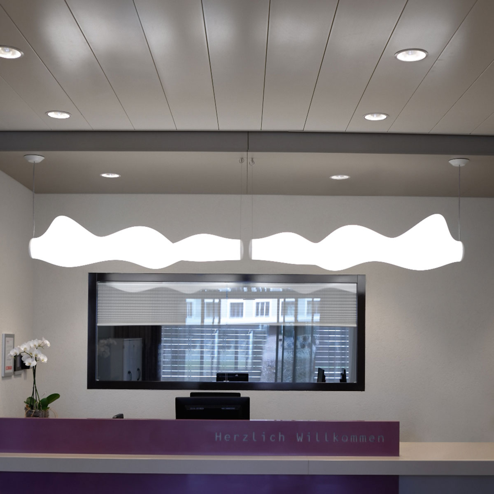 Centro XL - lámpara empotrada LED eficiente blanco