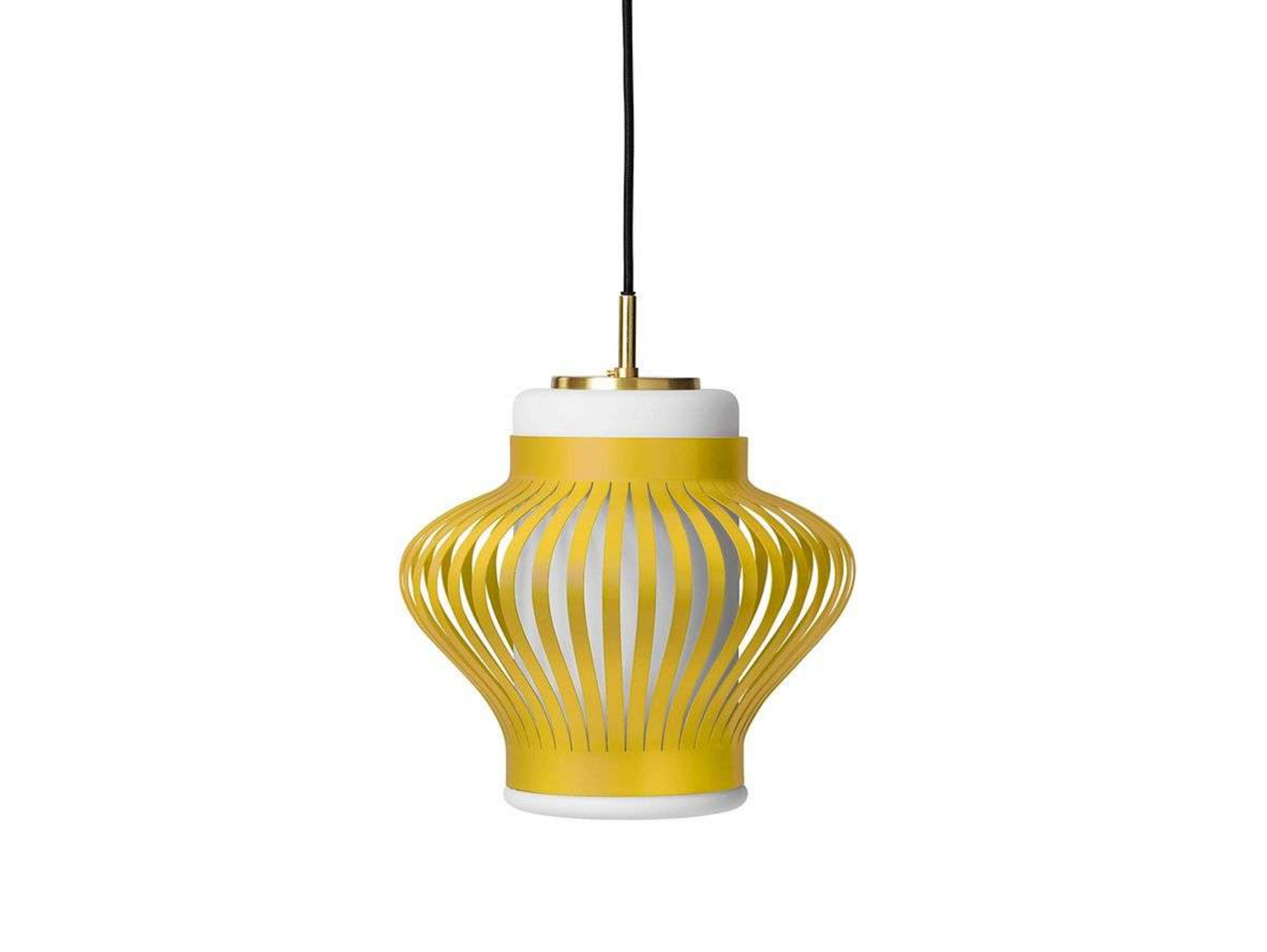 Opal Lamella Suspension Illuminating Yellow - Warm Nordic