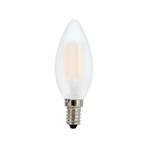 LED bulb E14 C35, matt, 6W, 2,700 K, 720 lm, dimmable