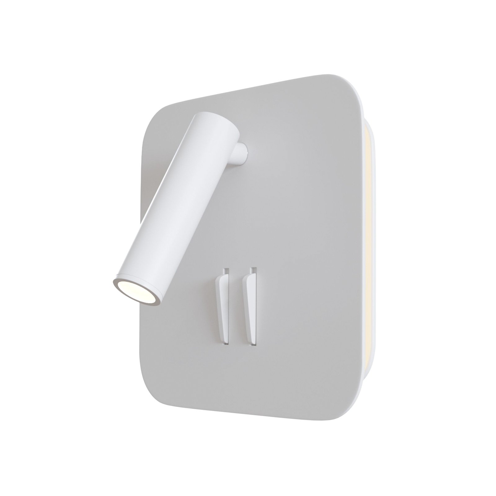 Maytoni iOS 176 LED wandlamp, hoekig, wit