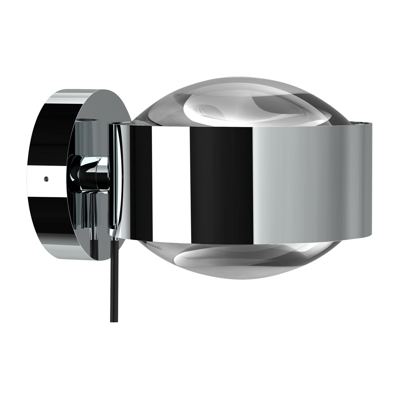 Puk Maxx Wall+ LED, Linsen klar, chrom