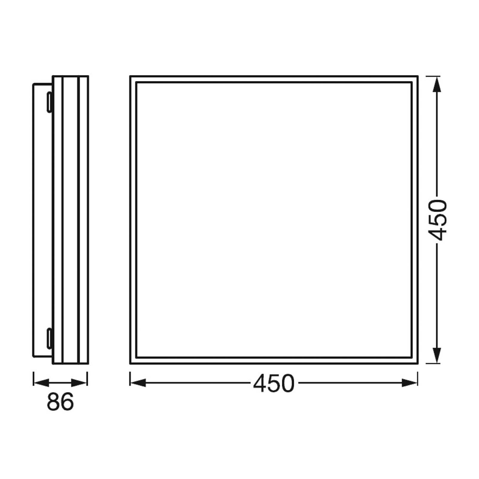 LEDVANCE SMART+ WiFi Orbis Magnet czarny, 45x45cm