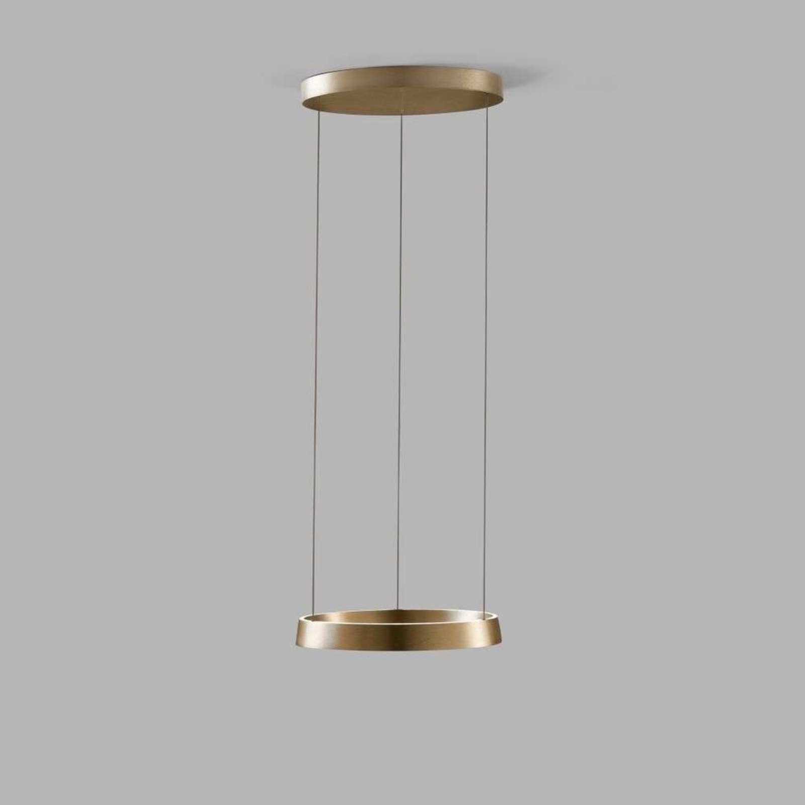 Edge Round Candeeiro Suspenso Ø500 Brass - LIGHT-POINT