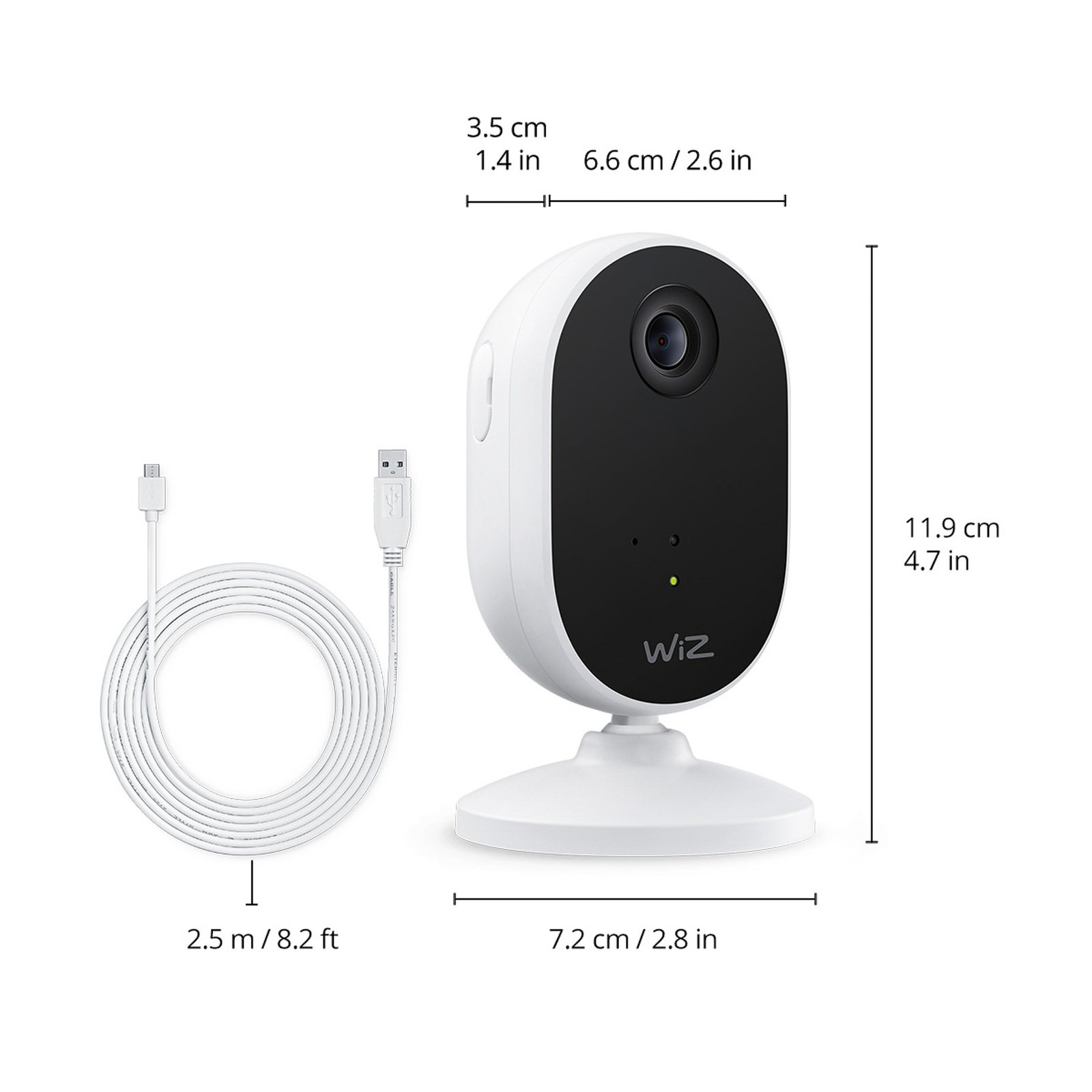 WiZ indoor security camera with WiFi