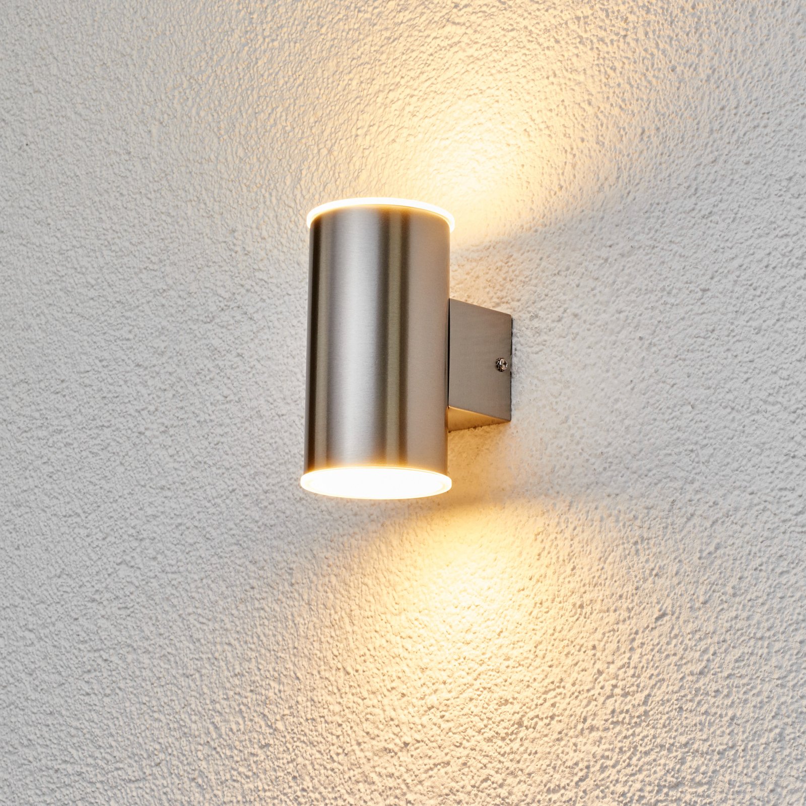 LED kültéri fali lámpa Morena nemesacél 2 izzós.