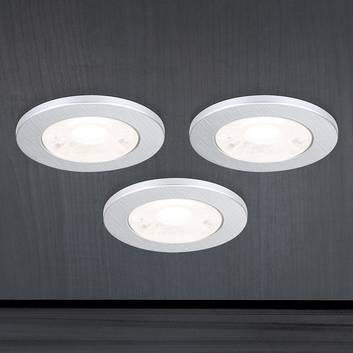 LED-møbelindbygningsspot Artist, sæt med 3