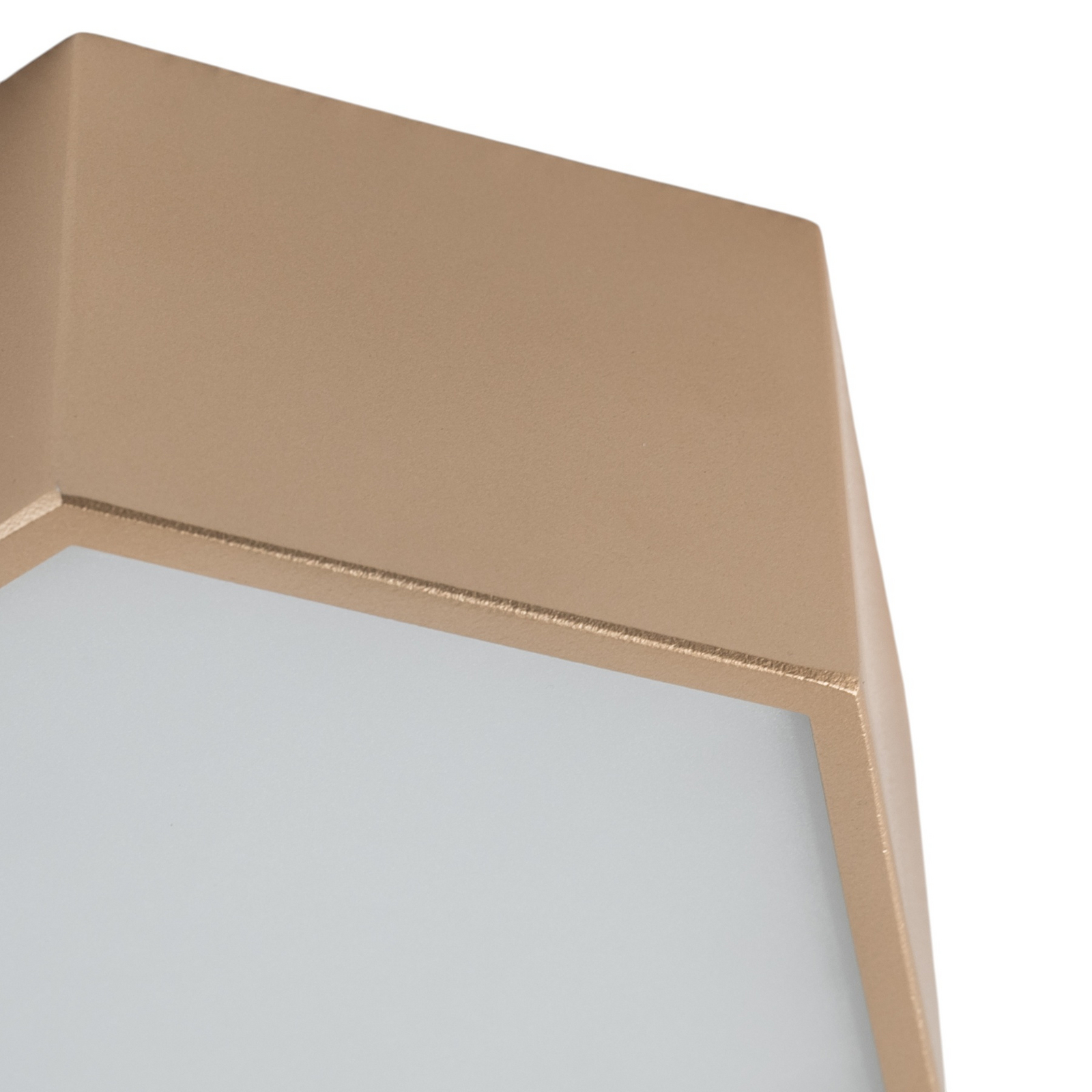 LED-taklampa Libre, guldfärgad, stål, 3 000 K