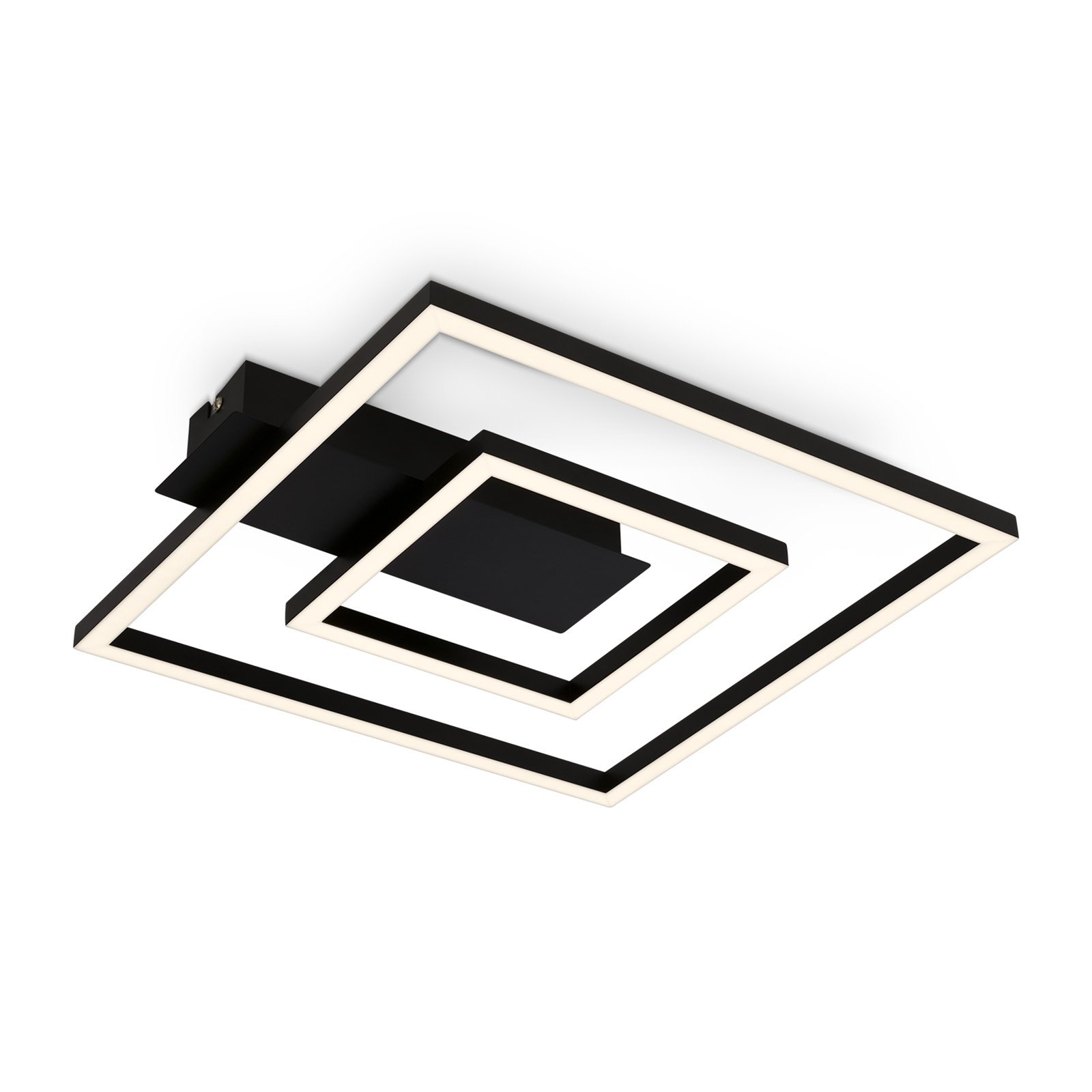 LED-Deckenleuchte 3772 mit 2 Rahmen, schwarz