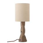 Lampada da tavolo Sergio, marrone/crema, altezza 55 cm - Bloomingville