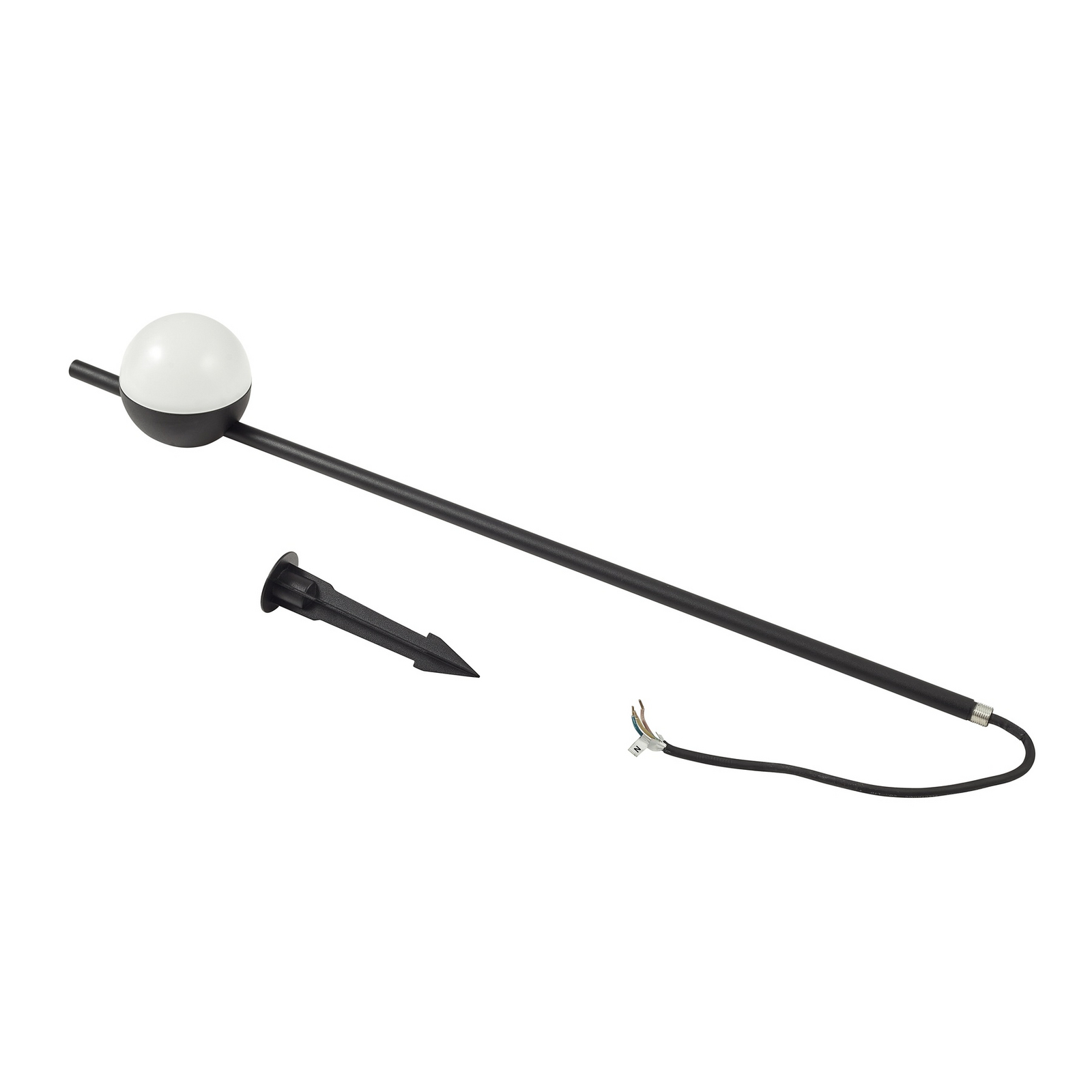 Darleen LED Garden Lamp w/Spear Dark Grey - Lindby
