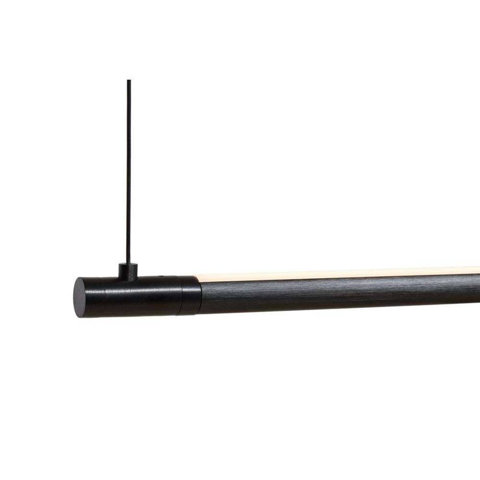LOOM DESIGN lampa wisząca LED Straw 200, czarna, aluminium