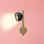 LED-Wandleuchte Dome, einflammig