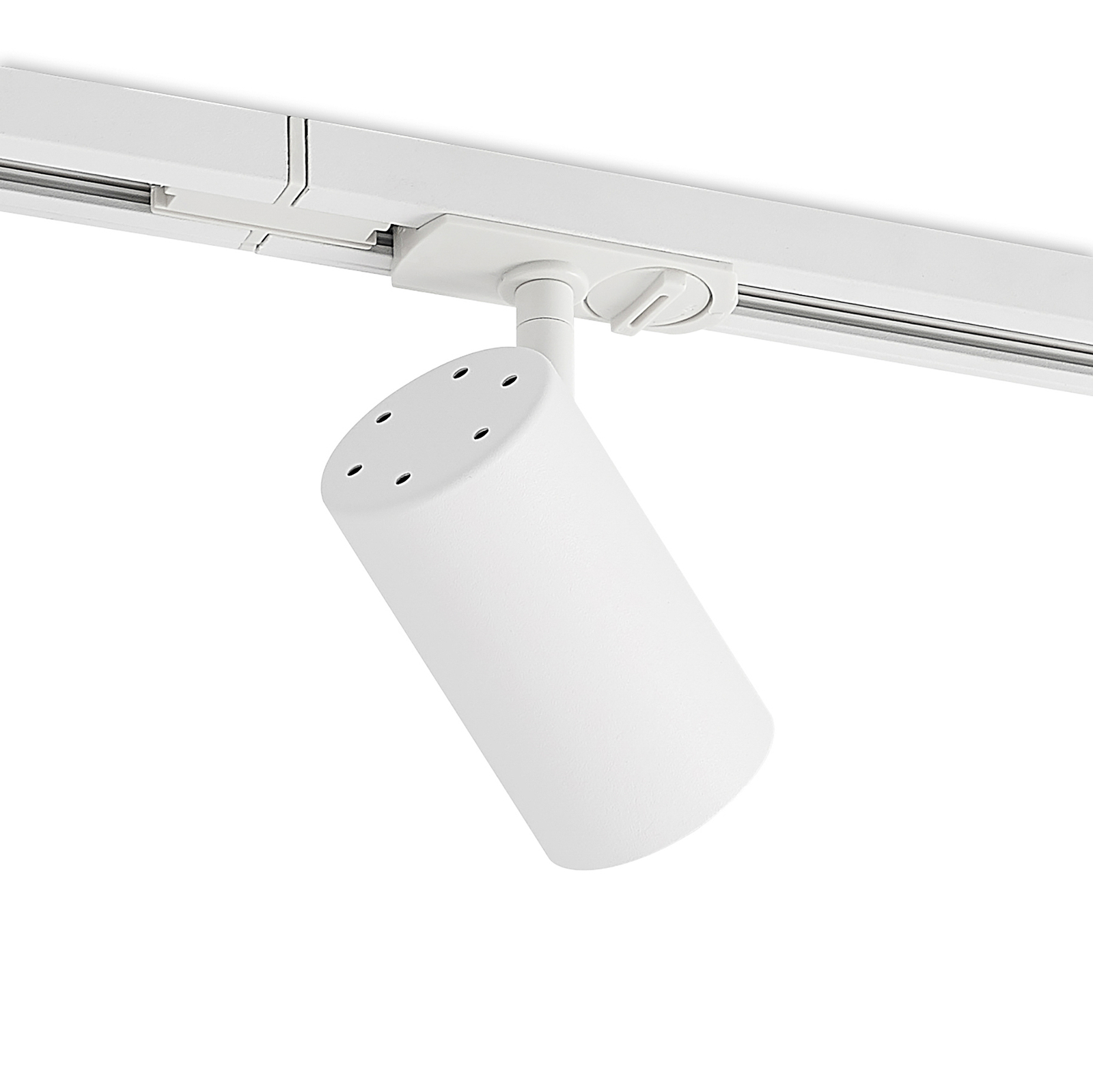 Lindby Système complet de rails Linaro, à 5 lampes, blanc