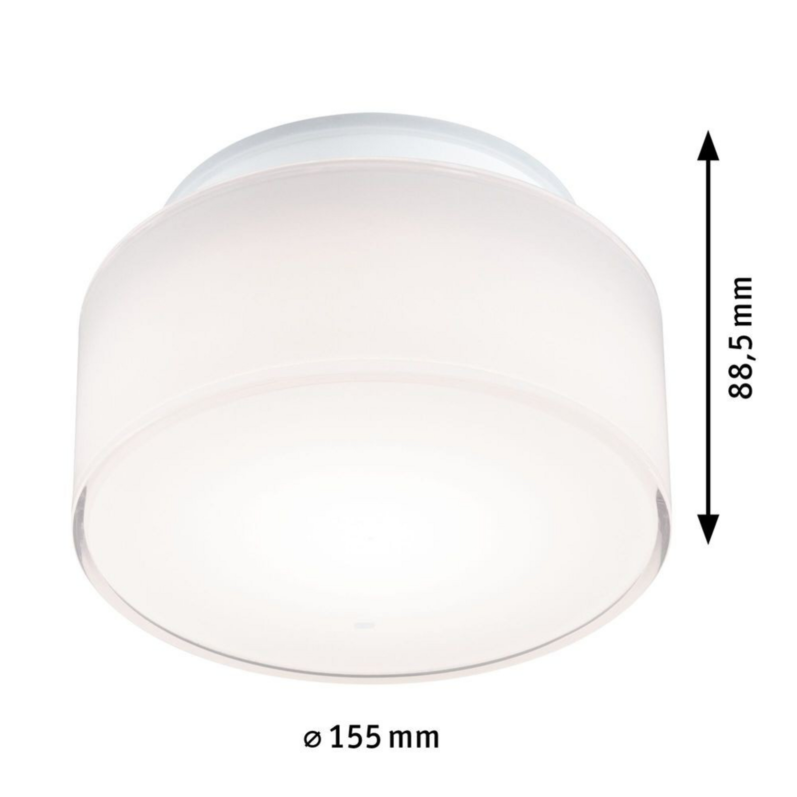 Maro LED Plafonieră IP44 Round Alb - Paulmann