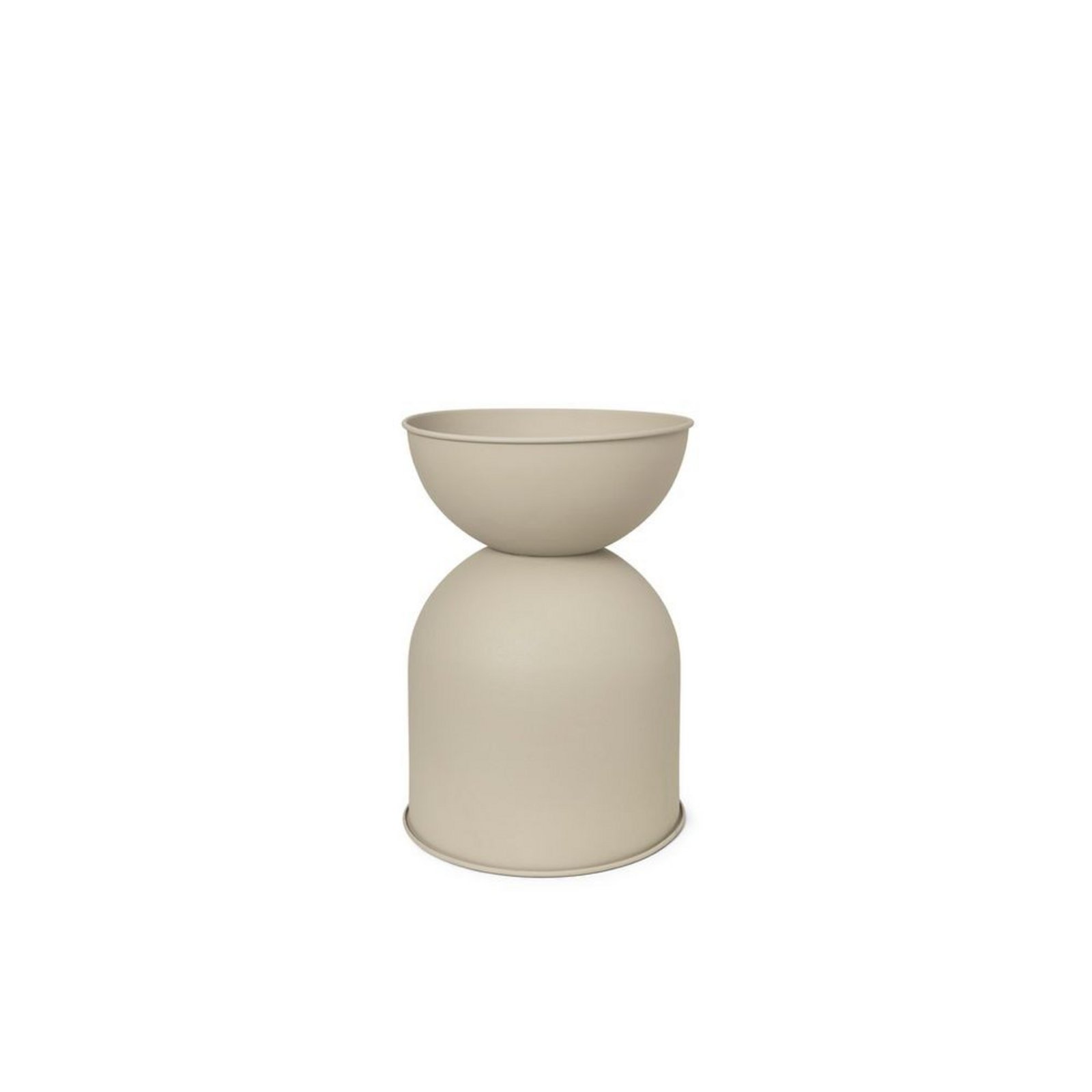 Hourglass Pot Medium Cashmere - ferm LIVING