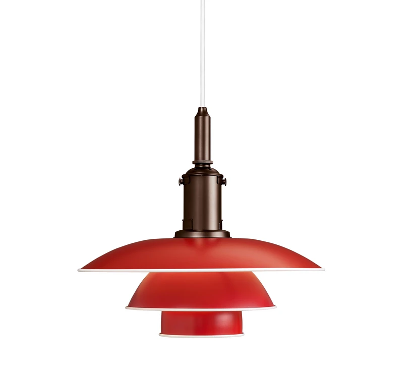 Louis Poulsen – PH 3½-3 Pendellampa Röd