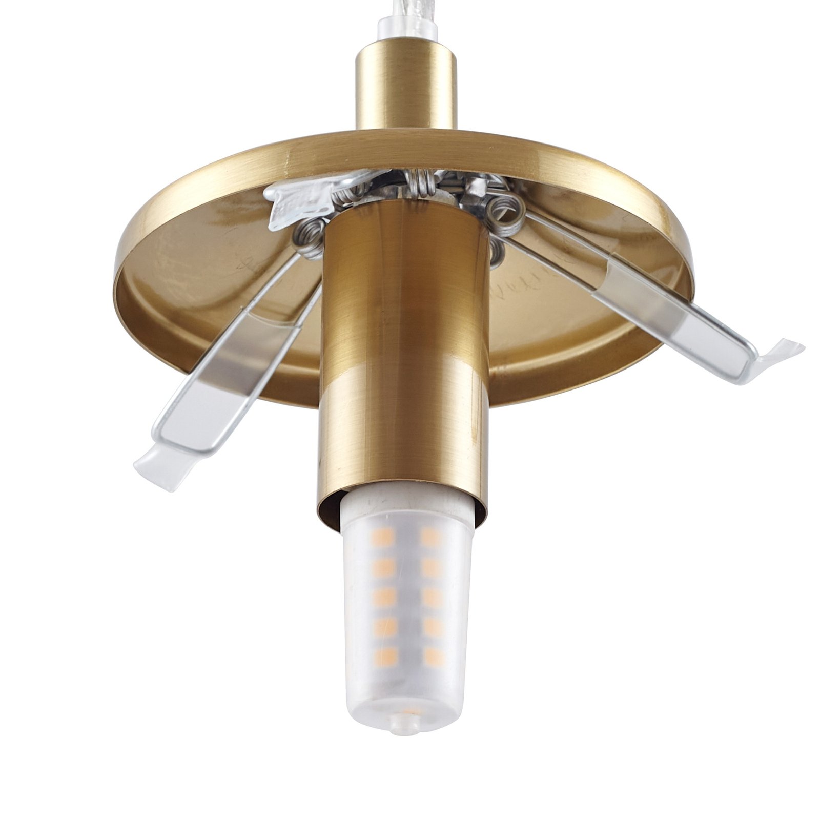 Piatra Lustră Pendul Opal/Alamă - Lindby