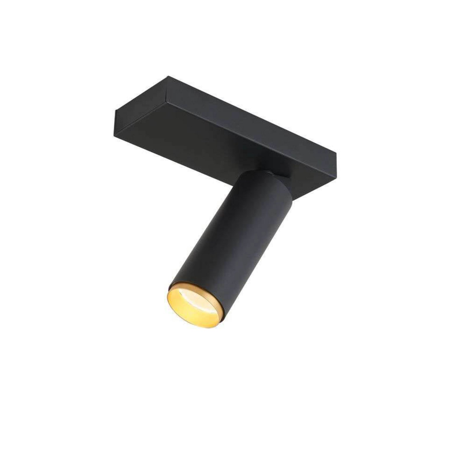 X-Beam Plafondlamp Enkel Black Gold - Loom Design
