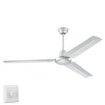 Ventilador de teto Industrial prateado silencioso 142 cm Westinghouse