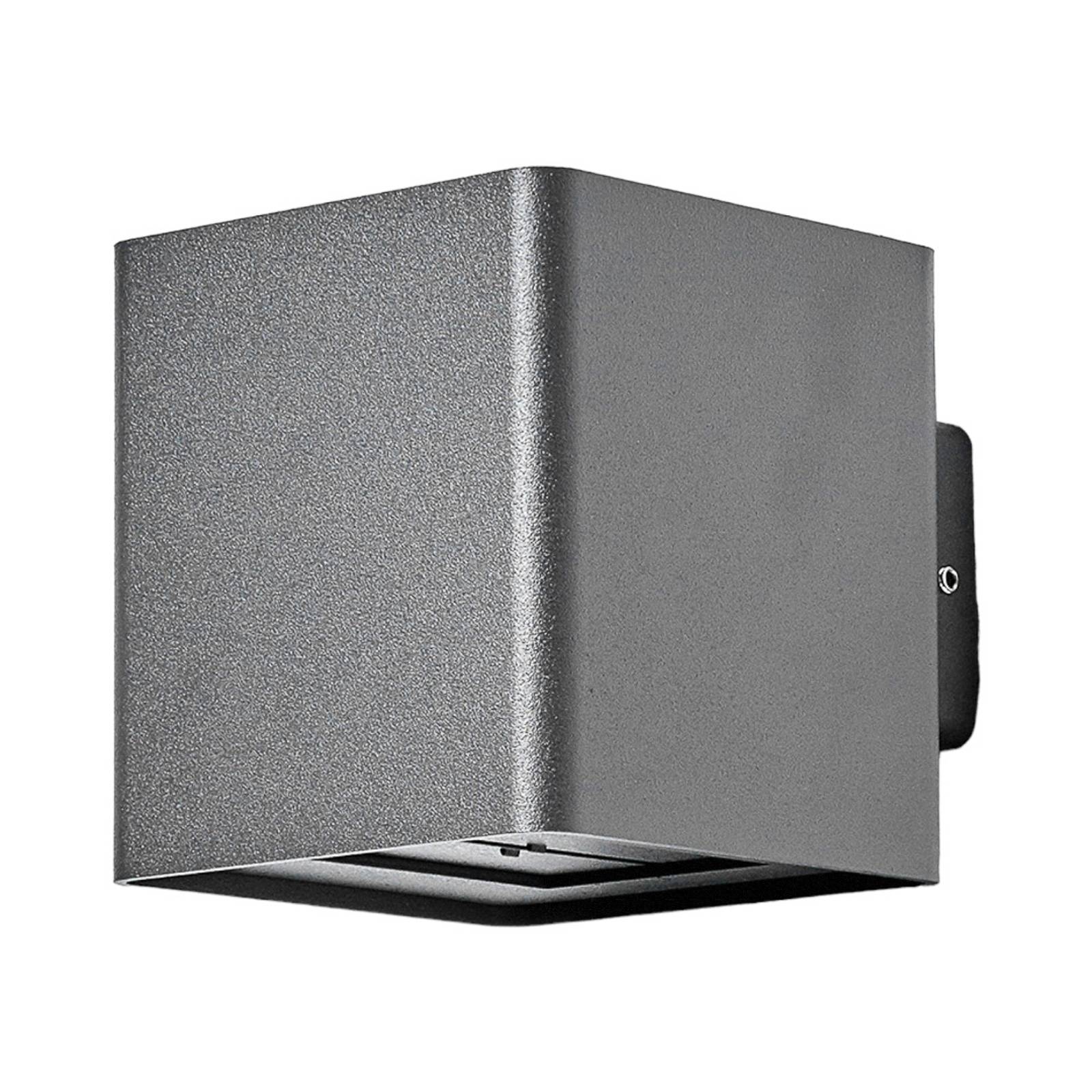 Lucande LED-Außenwandleuchte Aaron, anthrazit, IP54, up/down