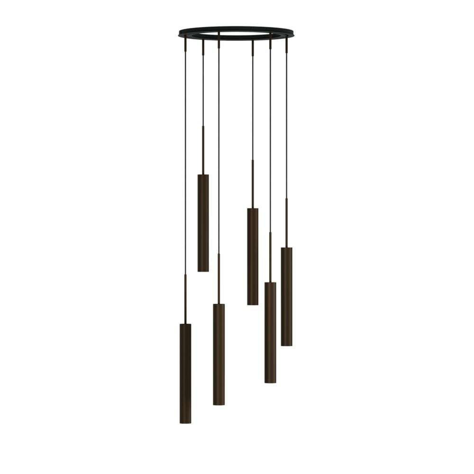 Tubulaire 6 Lampadario Alu/Anodized Bronzed - Audo Copenhagen