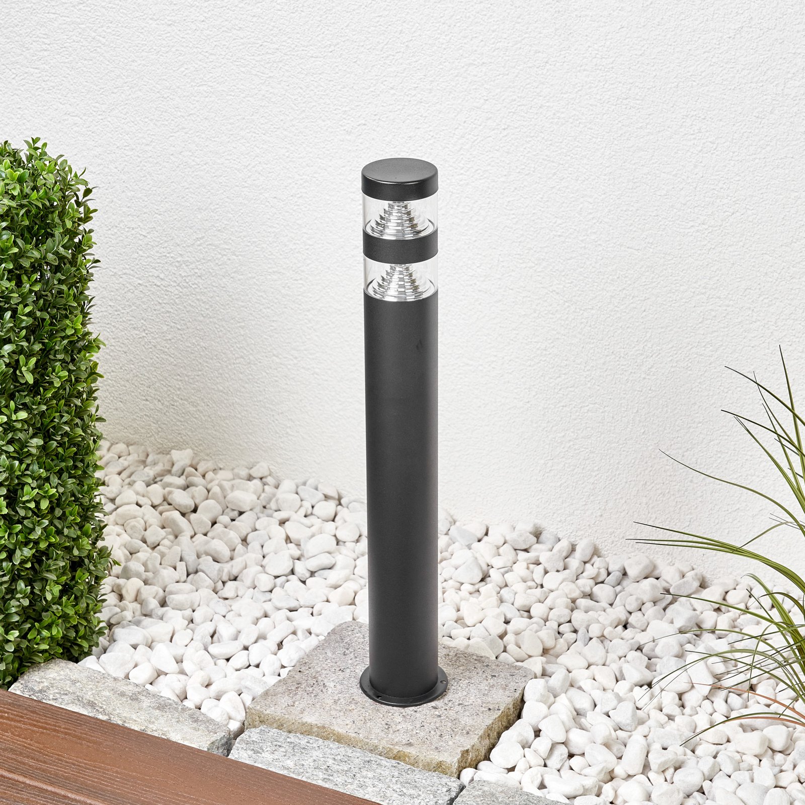 Lanea LED Hage Lampe Stainless Steel - Lindby