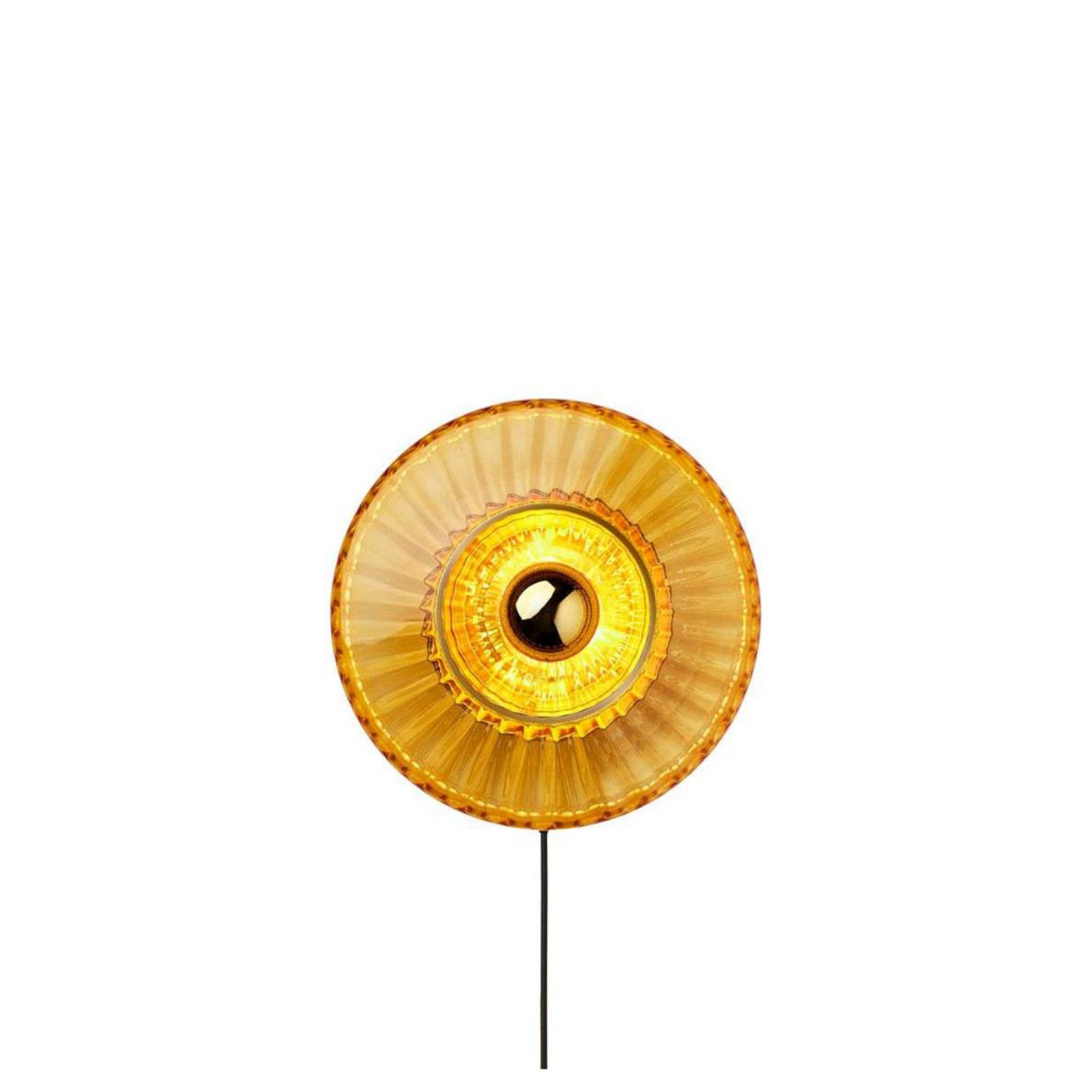 New Wave Optic Wall Lamp Amber - Design By Us