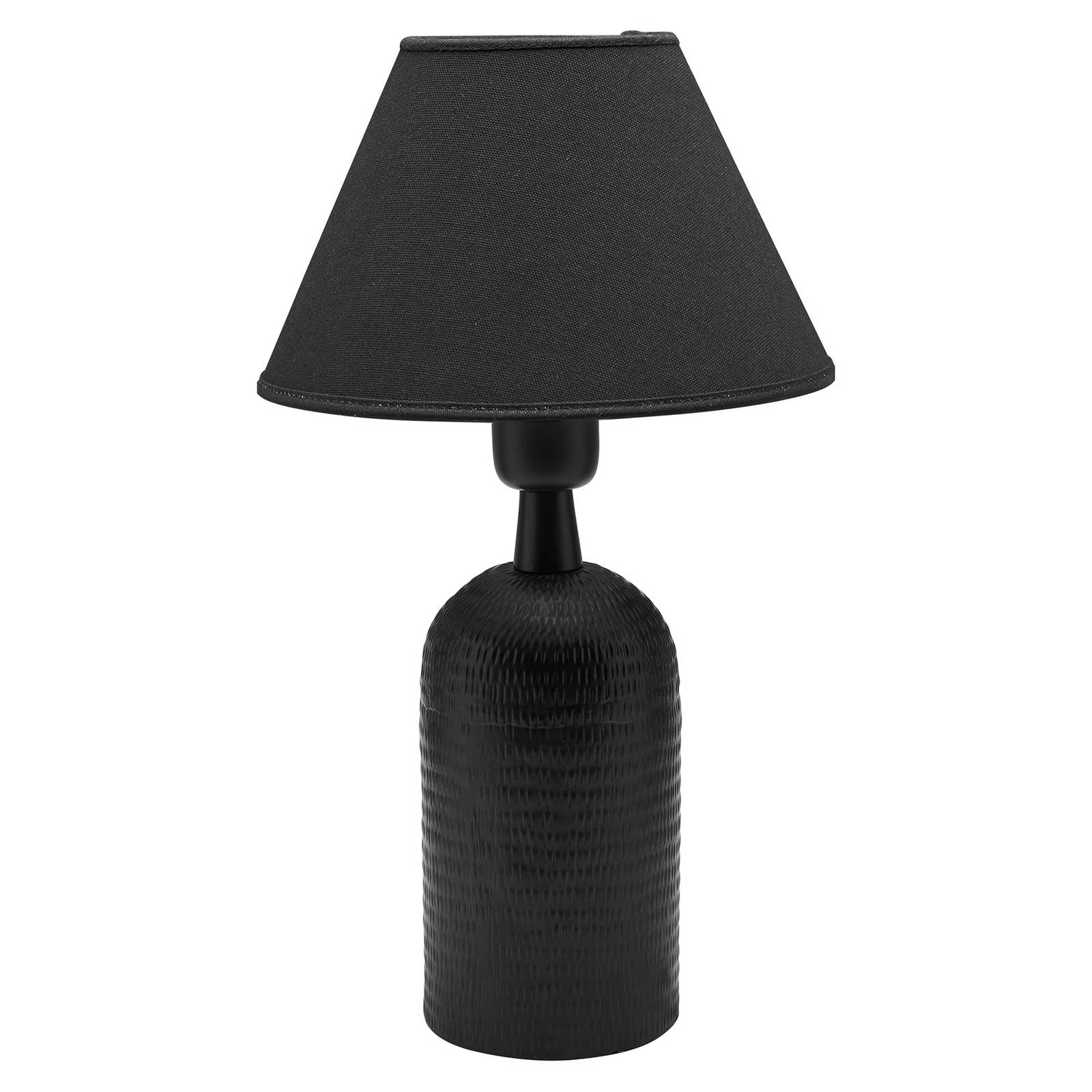 PR Home Riley bordlampe med stofskærm, sort