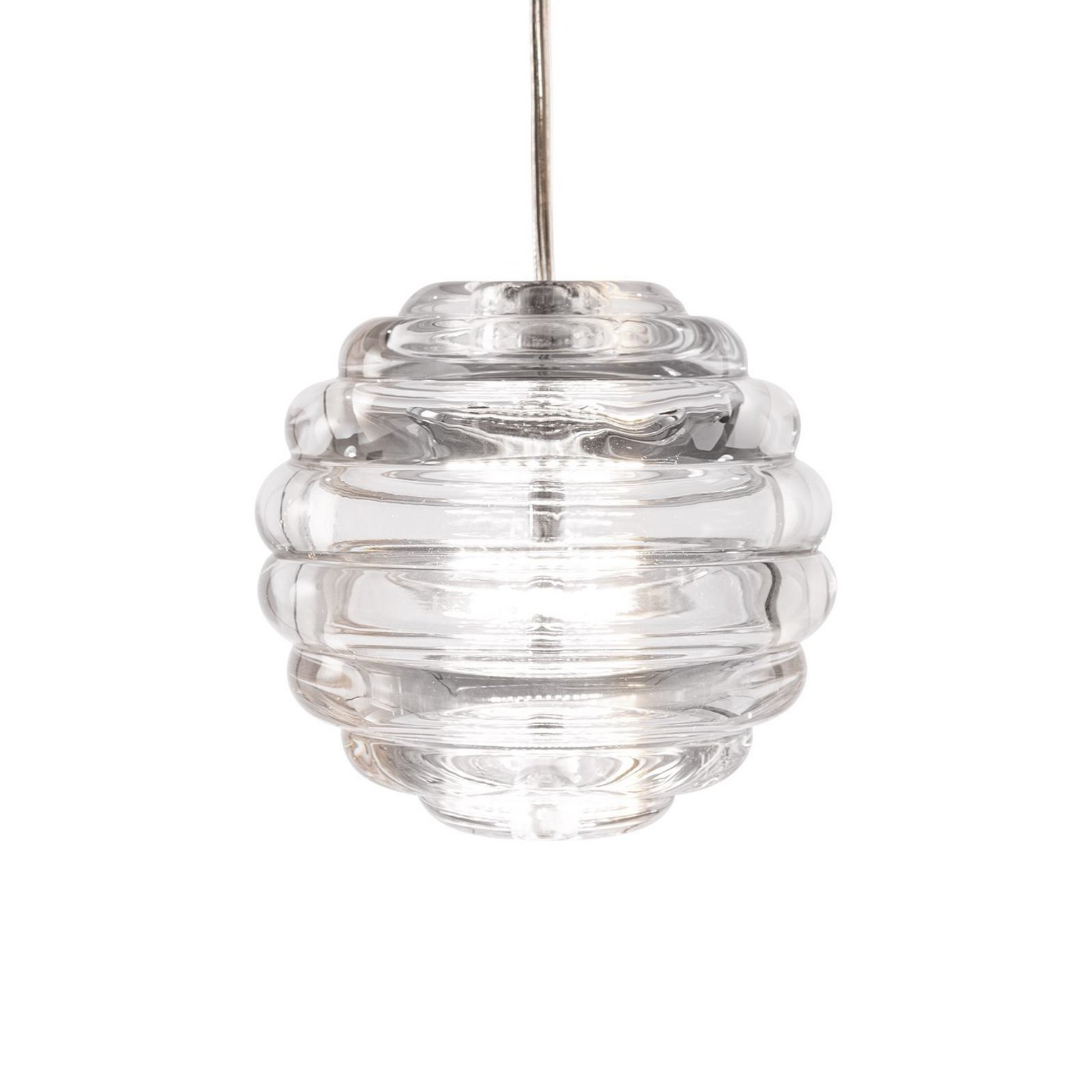 Press Pendant Mini Sphere 2700K Clear - Tom Dixon