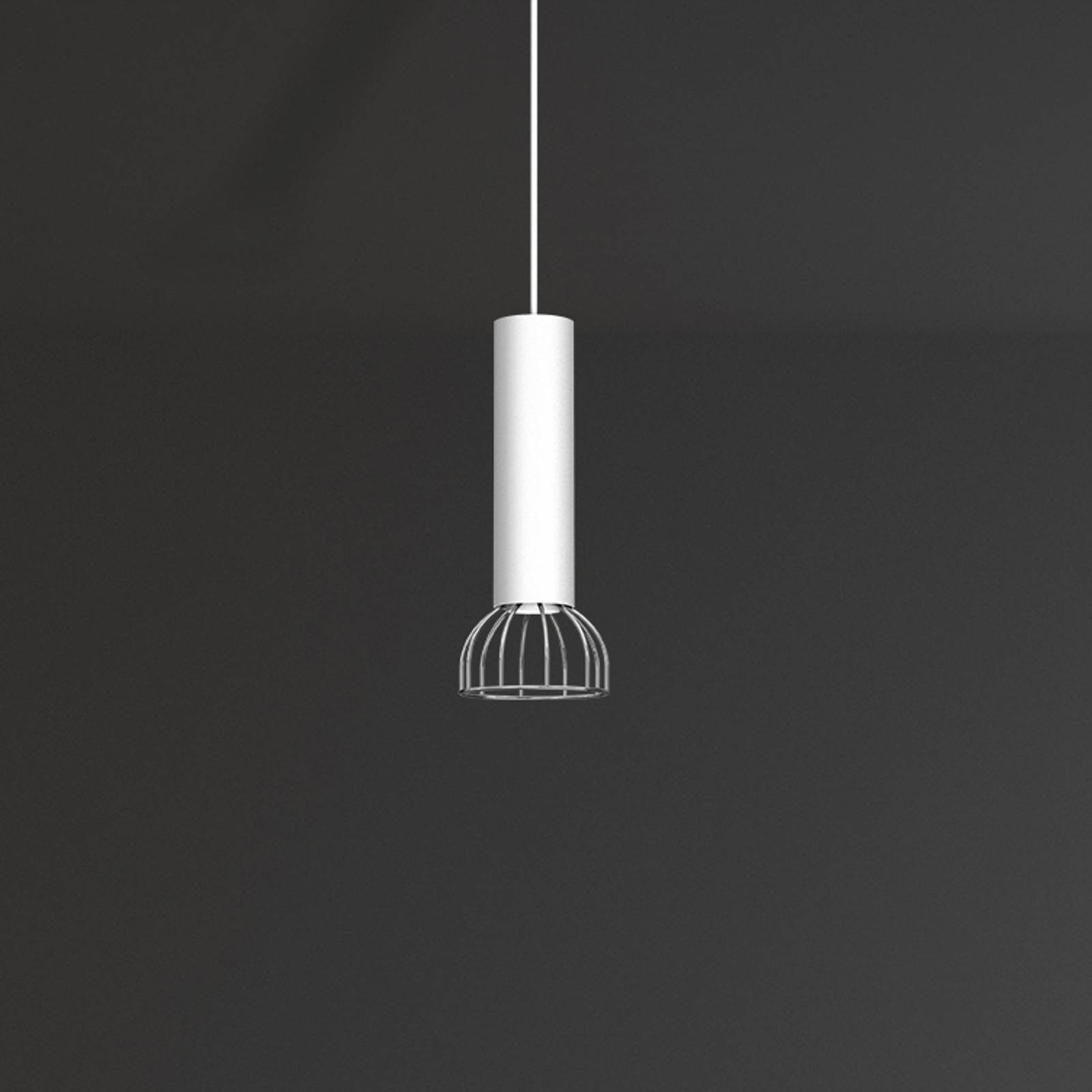 Image of Euluna Danjel suspension, à une lampe, blanc argenté 5902693773658