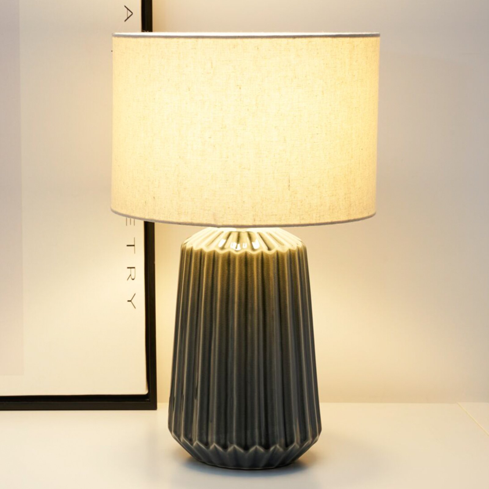 Pauleen Classy Delight bordslampa med keramikfot