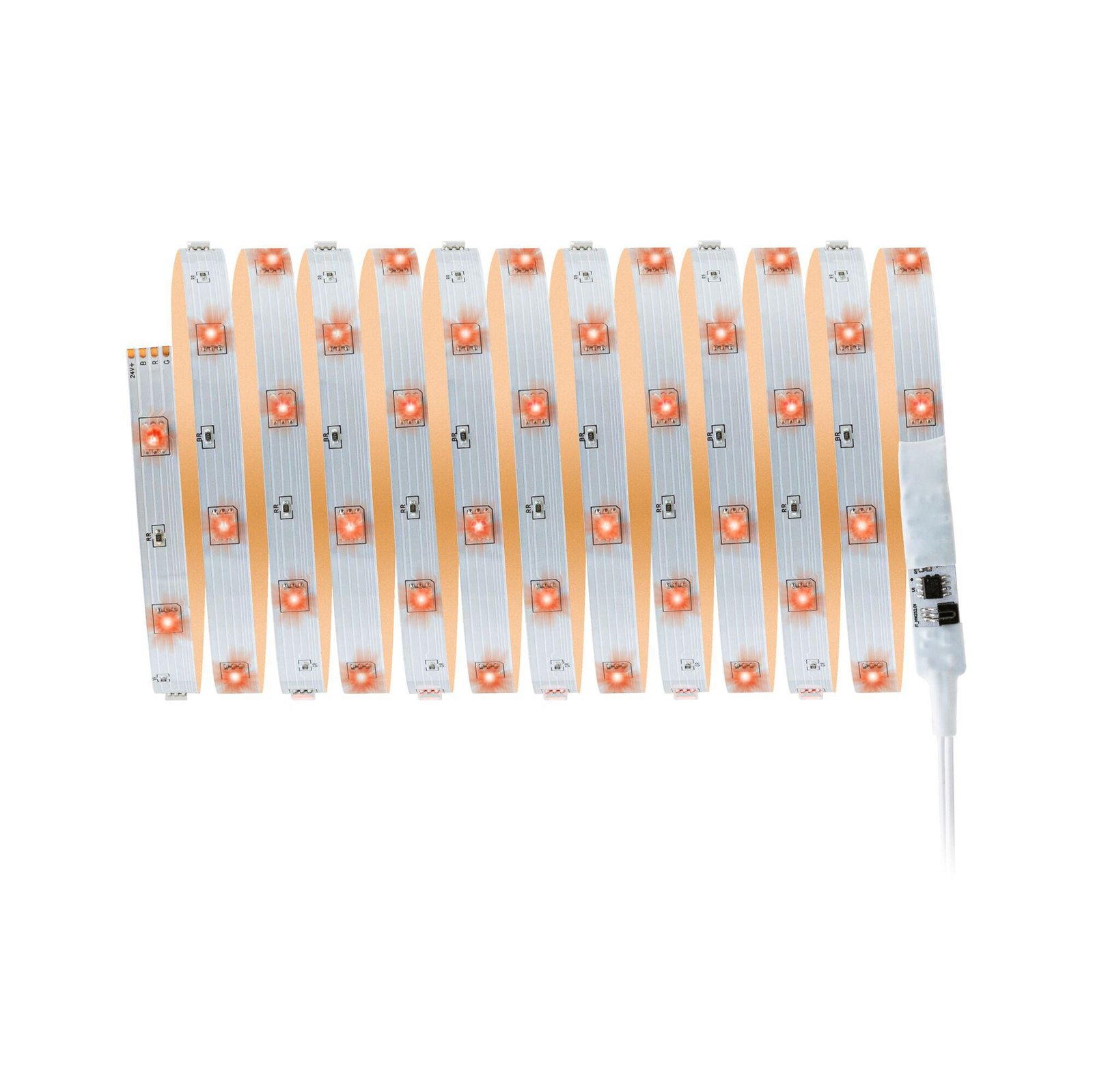 Conjunto de fitas LED Paulmann TIP, branco, plástico, RGB, 500 cm