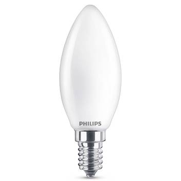Philips E14 2,2 W 827 LED-kertepære, mat