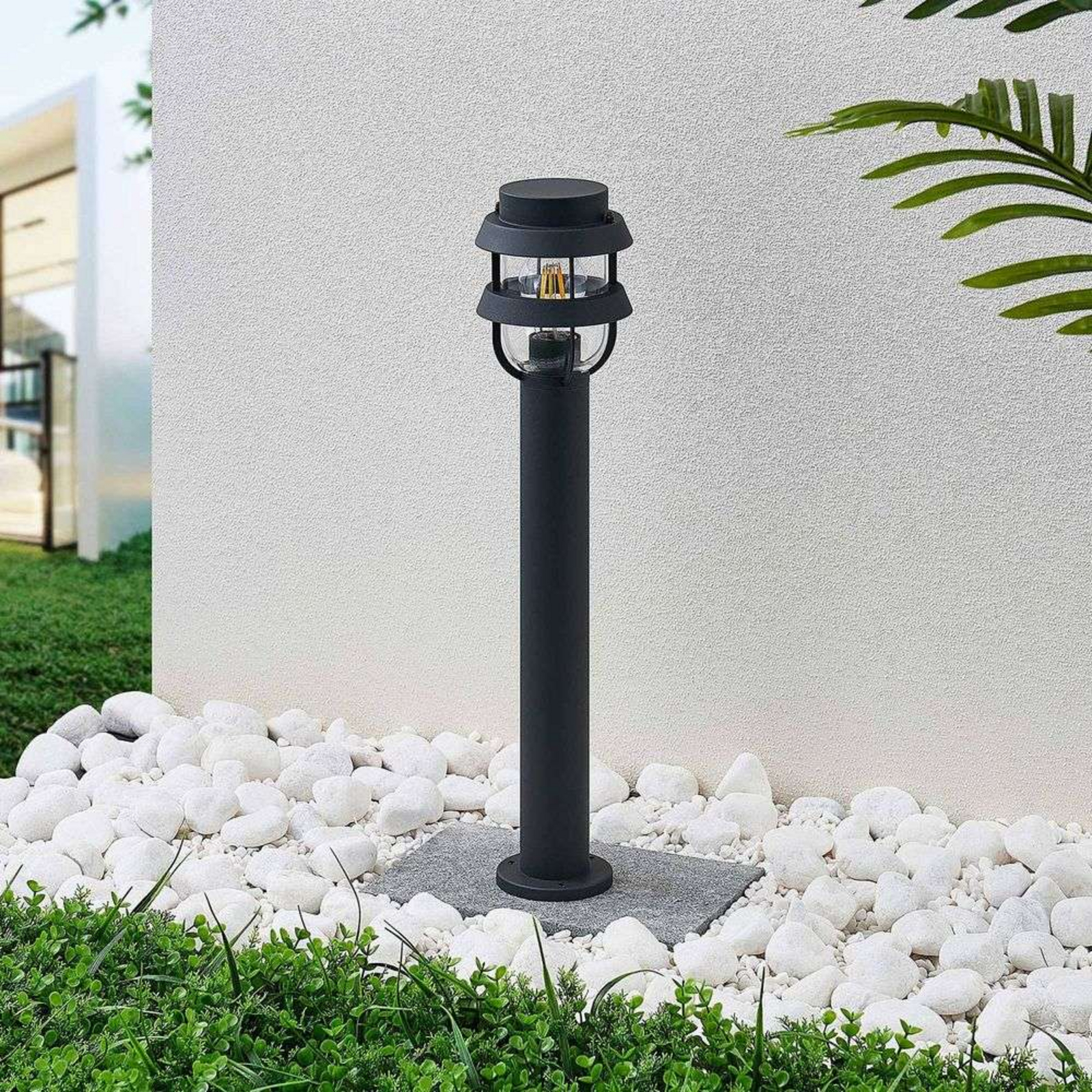 Alvaro Lampada da Giardino H60 Dark Grey - Lindby