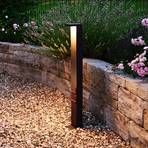 Lerna LED path light, height 100 cm, CCT, grey, sockets