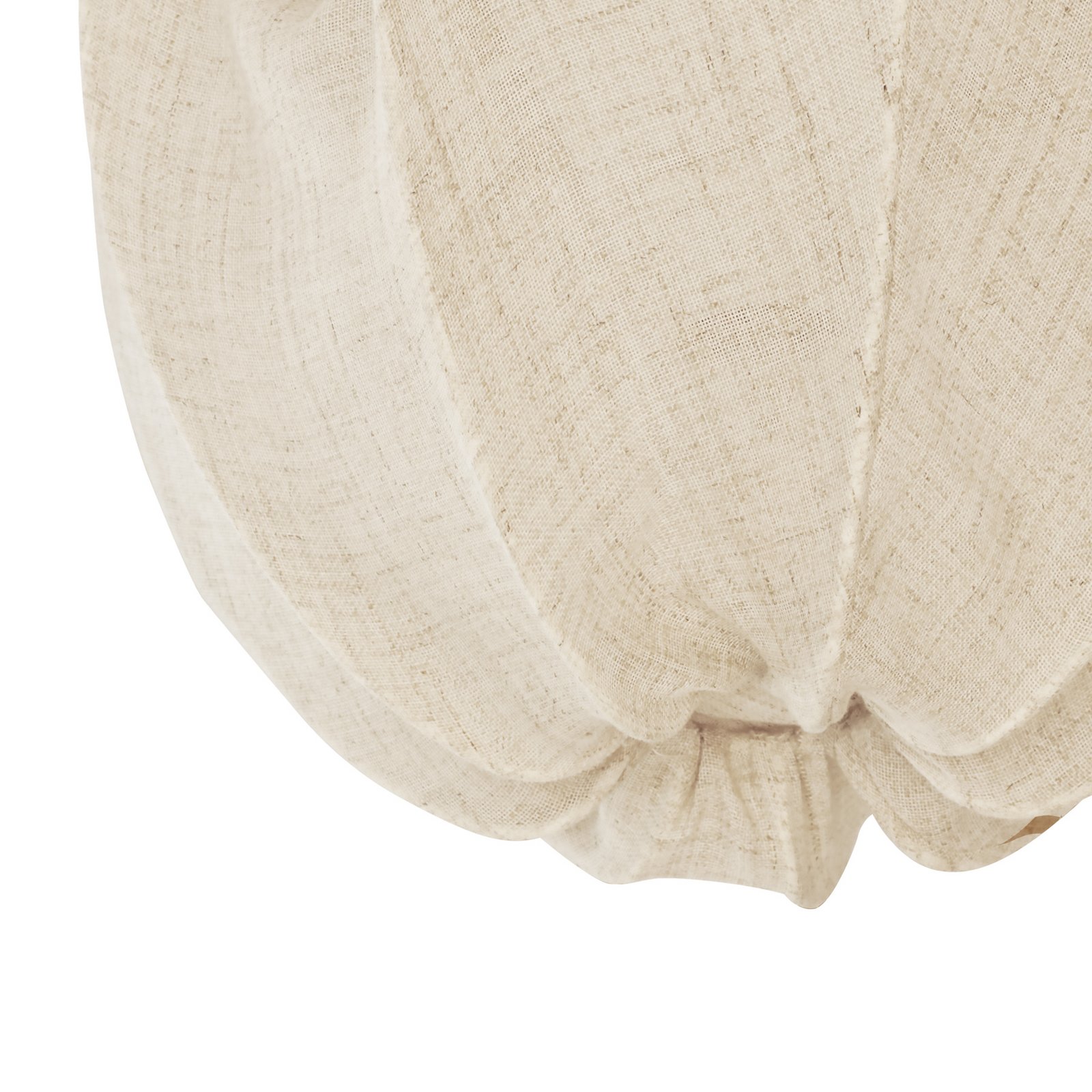 Anna plafondlamp, naturel, linnen, Ø 30 cm - Watt & Veke