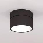 Plafonnier LED Turn on dim 2700K noir/blanc