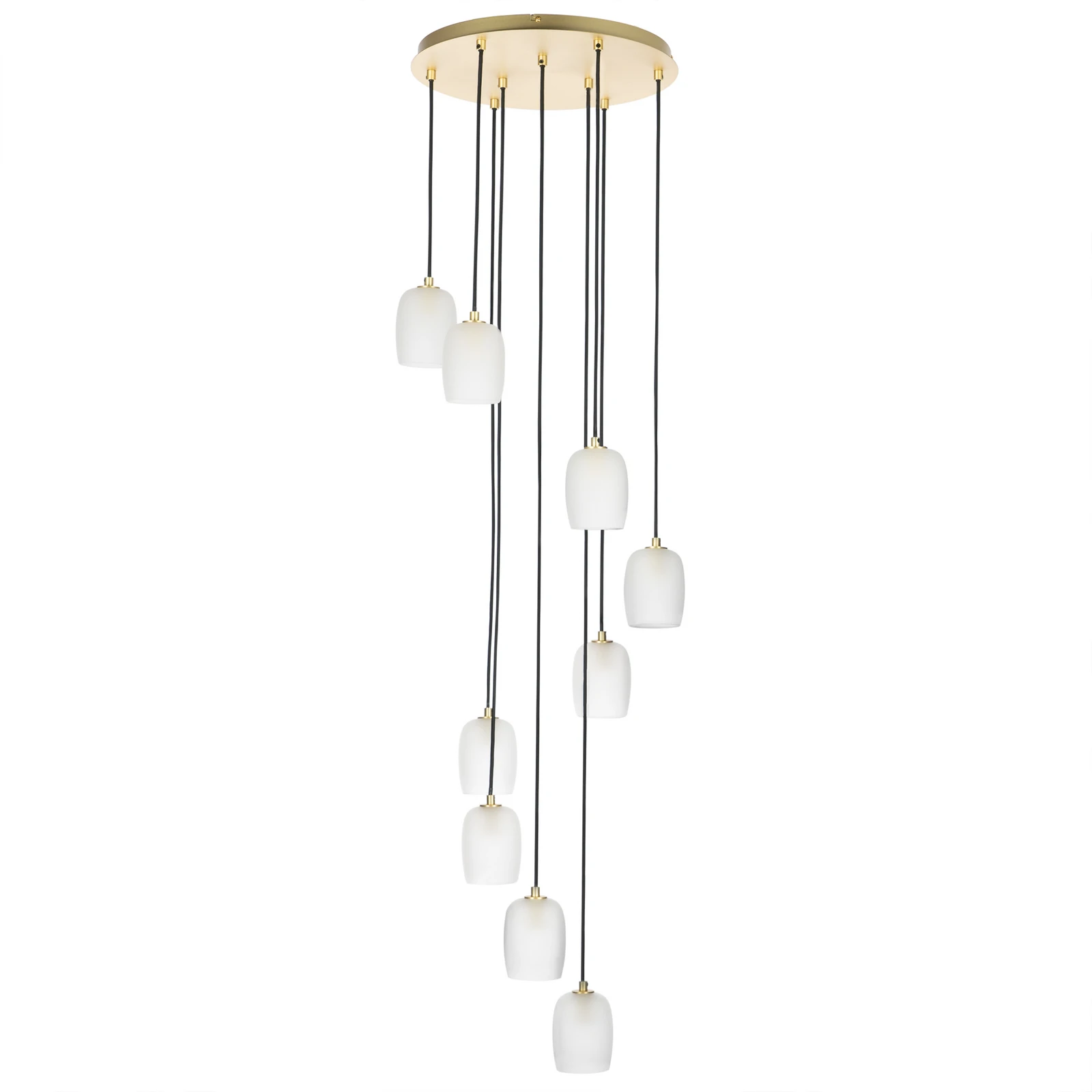 Lucande Taylan obesek svetilka 9-light rondel