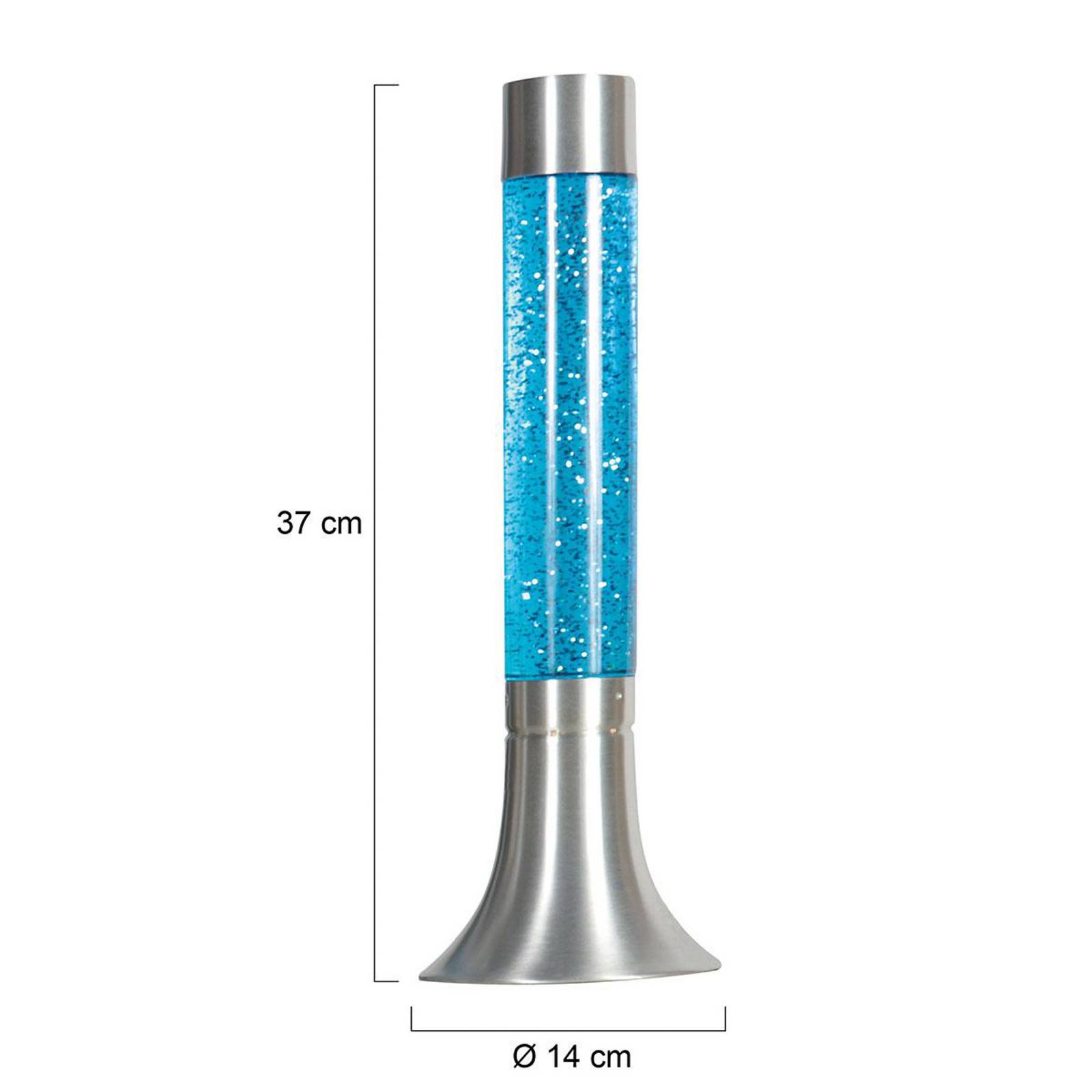 Tischlampe Volcan 4188, stahl, Glittereffekt, E14 günstig online kaufen