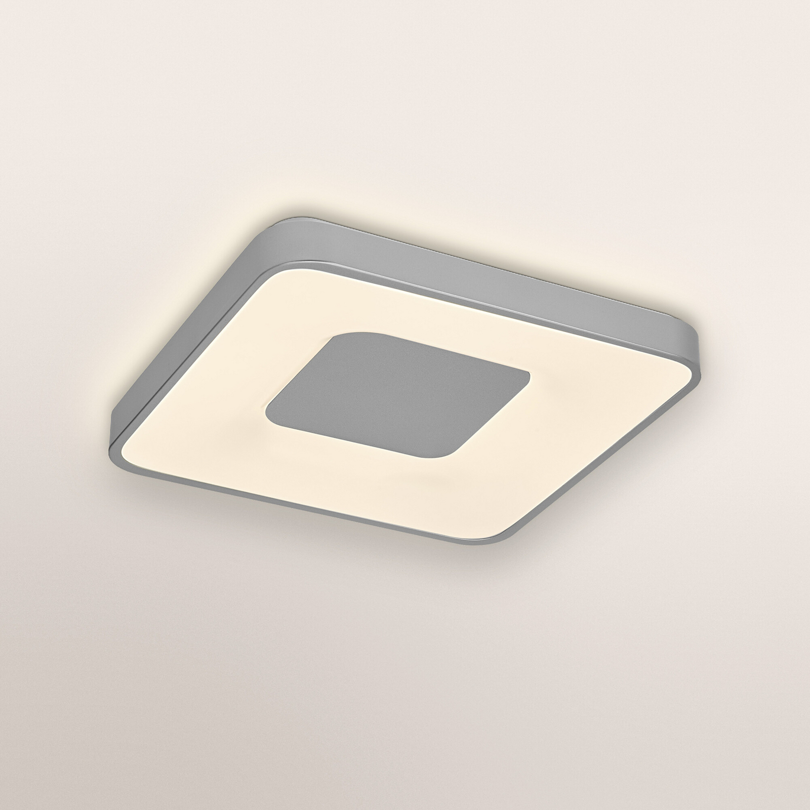 Φωτιστικό οροφής LED OSRAM ORBIS PIANA, ασημί, 49 x 49 εκ., clickdim Φωτιστικό οροφής LED OSRAM ORBIS PIANA, ασημί, 49 x 49 εκ., clickdim