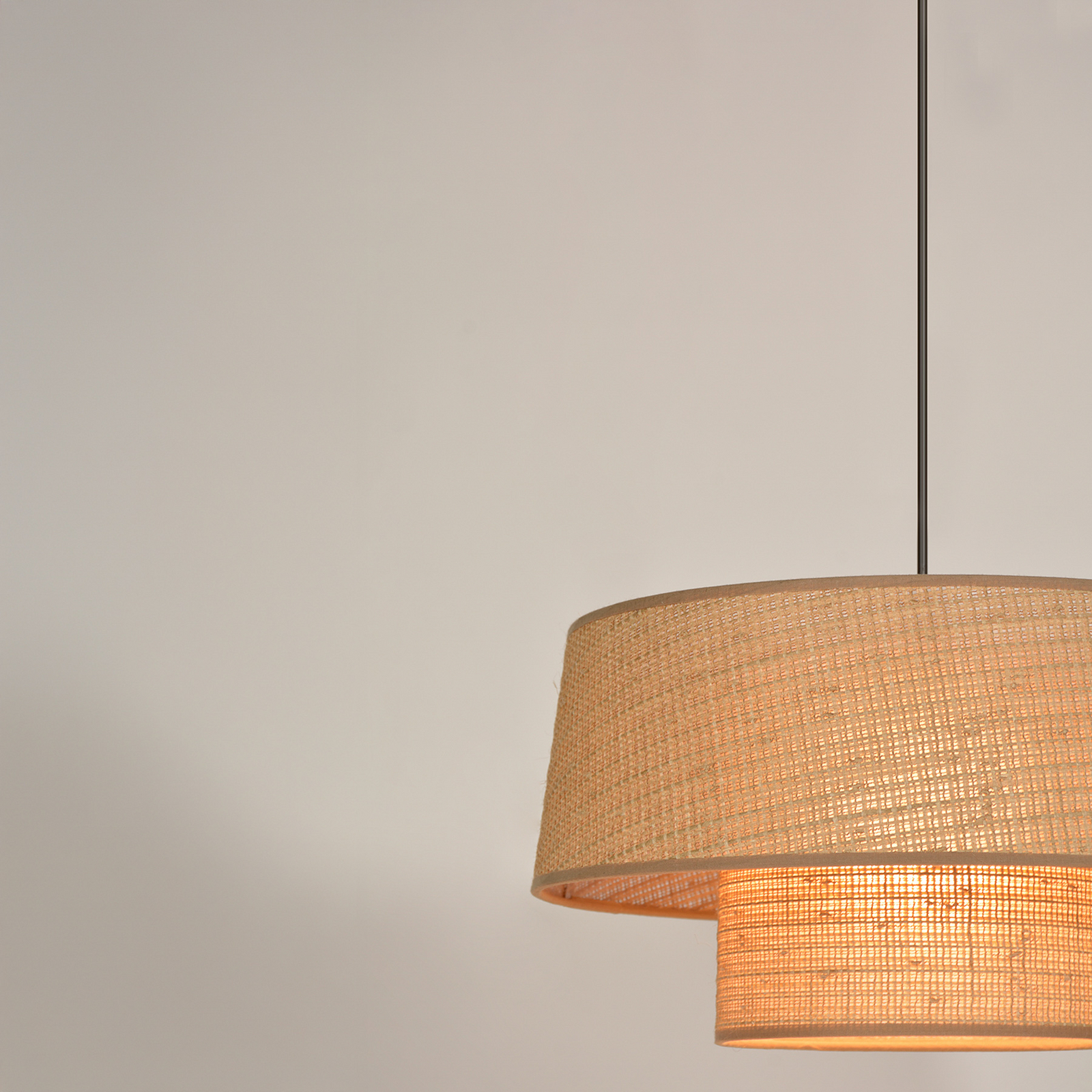 Mali Jamaica papirnati viseći luster, Ø 38 cm – Corep SAS