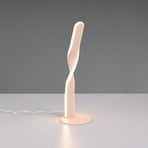 Lampe de table LED Ginko, sable, métal, hauteur 40,5 cm