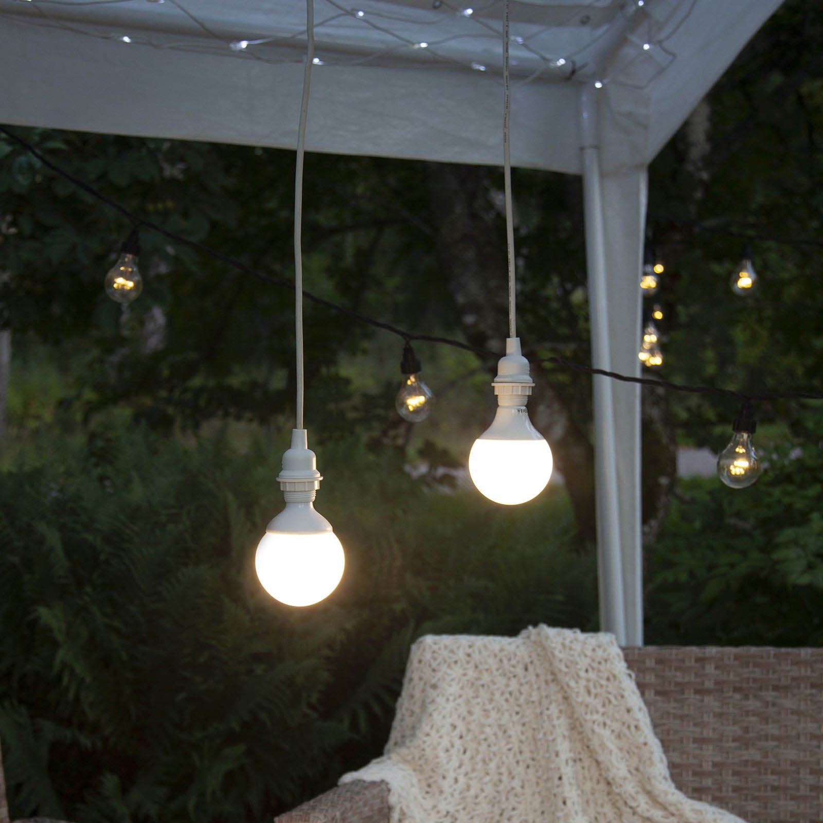 Aufhängungs-Kit 24 Outdoor IP44 White - Globen Lighting