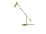 Hubble Read Asztali Lámpa w/Wireless Charging Brushed Brass - Globen Lighting