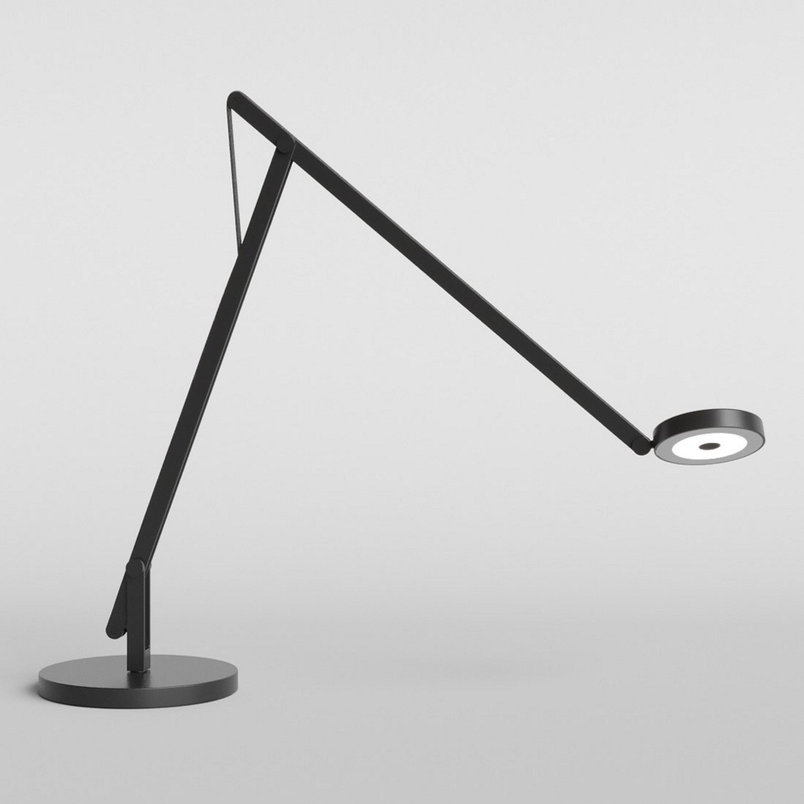 Rotaliana String T1 lampă de masă LED negru negru - Studiu / Birou - design - Metal