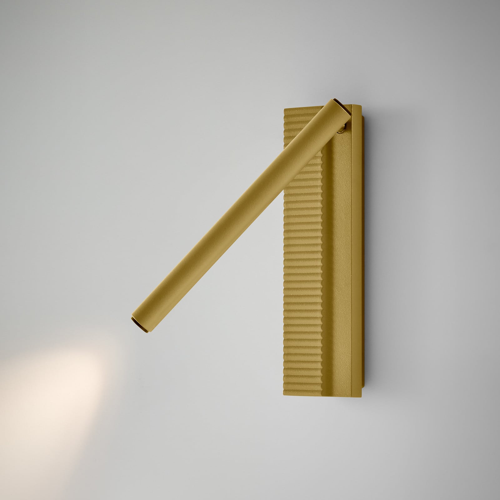 Aplică de perete LED Bover Arid A/03 galben nisip aluminiu 2.700 K - Camera de zi / sufragerie - Design - galben nisipiu