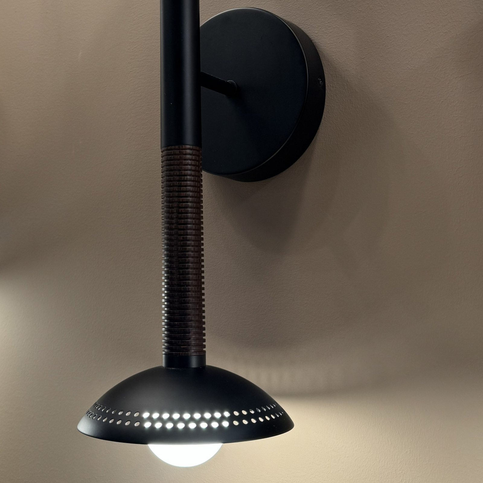 Kinkiet LED Arden, czarny matowy, wysokość 57 cm, 2-punktowa, metalowy, Kinkiet LED Arden, czarny matowy, wysokość 57 cm, 2-punktowa, metalowy,