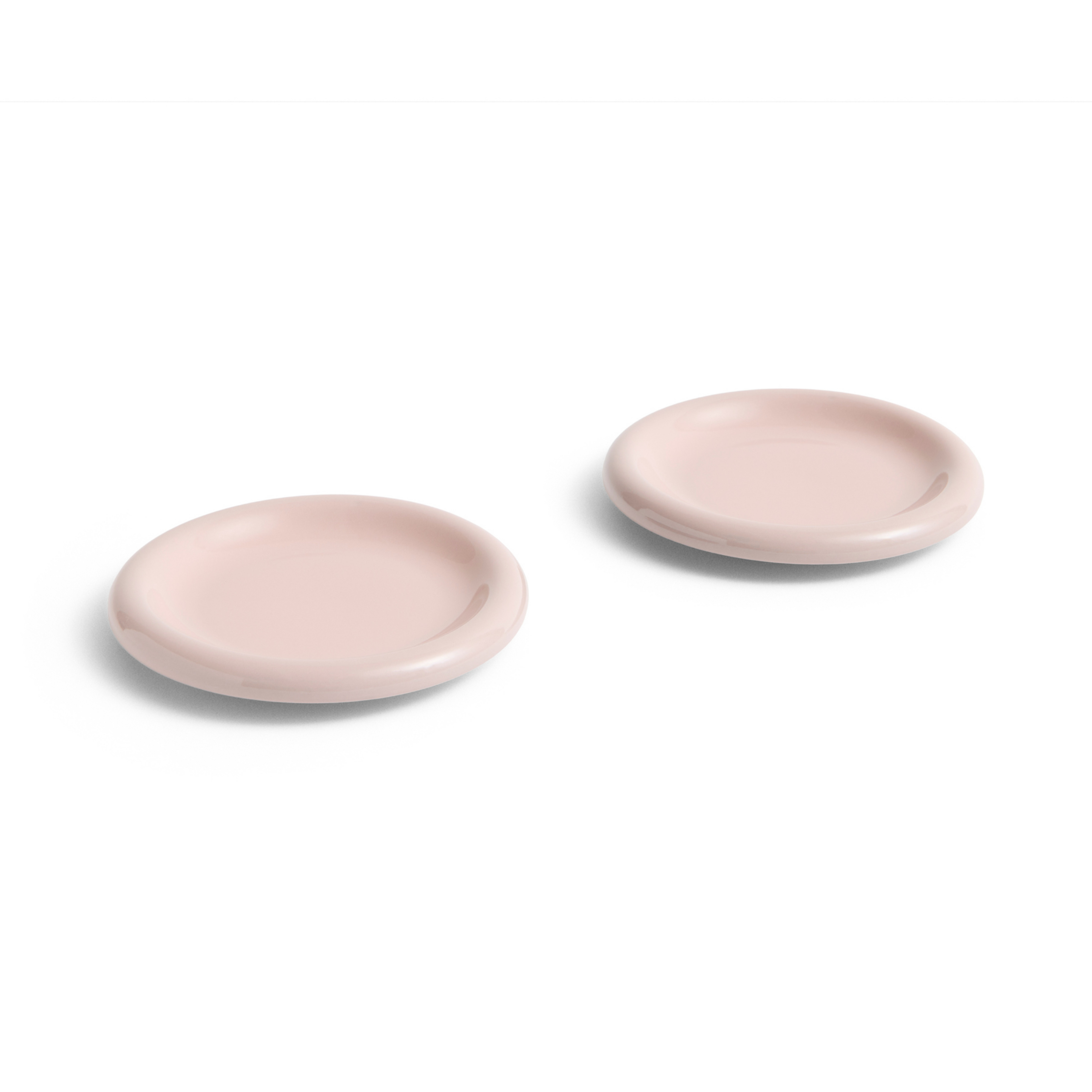 Piatti Barro, rosa, Ø 18 cm, set da 2, terracotta - HAY